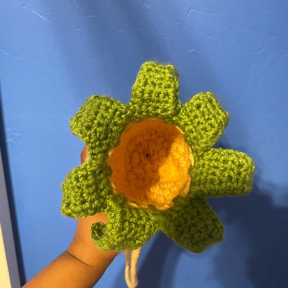 Pineapple Crochet Drawstring Bag - Picture 2 of 2